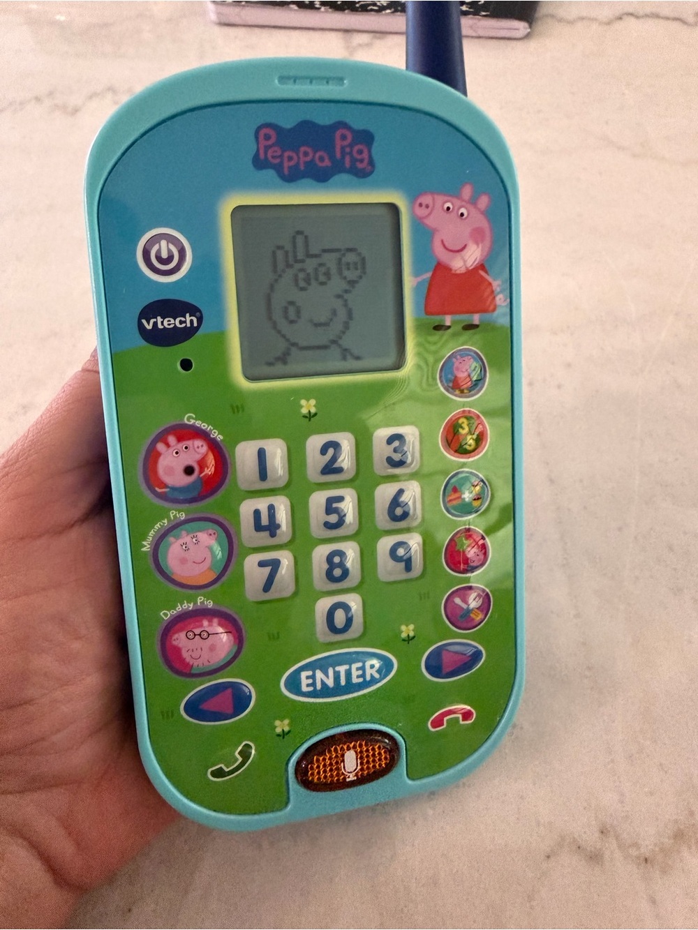 Peppa Pig Learning Phone - Teal, Blue and Green